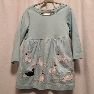 Hanna Anderson swan dress size 3T